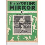 THE SPORTING MIRROR Thirty eight issues 24/2/1950 - 26/1/1951 including 1950 FA Cup Final issue