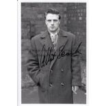 ALBERT SCANLON AUTOGRAPH. Signed black & white postcard of the Manchester United player in