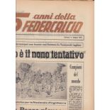 1973 ITALY v ENGLAND (Friendly) played 14 June 1973 in Turin to celebrate the 75th Anniversary of