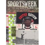 GEORGE BEST Match programmes for George Best debut game v West Brom14/9/63 and for his last game for