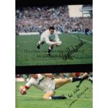 RUGBY UNION SIGNED PHOTOS Four 10" X 8" signed action photos of England Internationals Rory