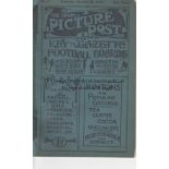 MIDDLESBROUGH - MANCHESTER UTD 1912-13 Middlesbrough home programme v Manchester United, 26/10/1912,