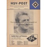 HAMBURG - MAN UTD 64 Hamburg home programme v Manchester United, 12/8/64, friendly, no writing.