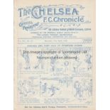 CHELSEA - PORT VALE 24-25 Chelsea home programme v Port Vale, 11/4/1925, Chelsea won 1-0. Ex bound