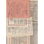 HORSERACING Fourteen racecards: Wester Muirdean Kelso 3/4/1929 Border Hunts Point-to-Point Races,