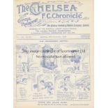 CHELSEA - BRADFORD CITY 24-25 Chelsea home programme v Bradford City, 29/11/1924, Chelsea won 3-0.