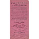 DULWICH - BOTWELL MISSION 1924 Dulwich Hamlet single sheet programme v Botwell Mission , 23/2/