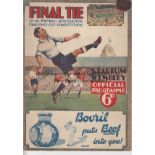 1932 CUP FINAL Official programme, 1932 Cup Final, Arsenal v Newcastle. Generally good