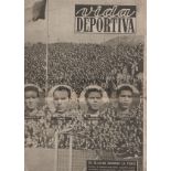 EIRE V SPAIN 1949 Two issues of Vida Deportiva Spanish Magazine 7/6/1949 and 14/6/1949 covering