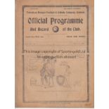 CHARITY SHIELD 1920 - TOTTENHAM Tottenham Hotspur programme, 1920 Charity Shield, Tottenham