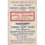 ALDERSHOT V QPR 1938 Programme for the League match at Aldershot v Queen's Park Rangers 30/4/1938,