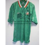 SHIRT - IRELAND Republic of Ireland shirt worn by Sean McCarthy when he was named in the squad for