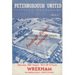 PETERBOROUGH UNITED 1960/1 A set of home programmes for the first League season. 30 programmes in