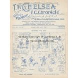 CHELSEA - SOUTH SHIELDS 24-25 Chelsea home programme v South Shields, 20/4/1925. South Shields