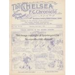 CHELSEA - BARNSLEY 24-25 Chelsea home programme v Barnsley, 25/4/1925. A 1-0 defeat for Chelsea