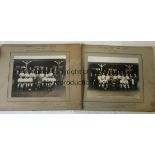 NUNHEAD Two large Nunhead FC mounted team group photographs 1928-29, Nunhead FC first team and