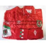 WALES "B" Wales "B" shirt , shorts and socks worn by Sean McCarthy when he played in a friendly