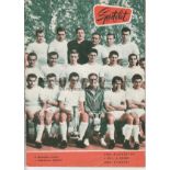 MANCHESTER UNITED Seven Hungarian magazines 1959-66 including photos and articles relating to