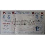 WORLD CUP 1938 Exceedingly scarce official programme, Brazil v Czechoslovakia, 14/6/1938 in