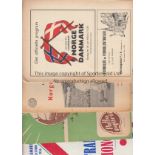 FOREIGN PROGRAMMES A collection of 8 foreign International programmes from the 1950's - Norway v