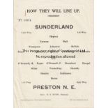 1937 CUP FINAL Single sheet pirate programme, 1937 Cup Final, teams listed plus referee, published