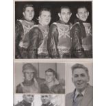 SPEEDWAY - BARRY BRIGGS Fourteen photographs 1950s relating to Barry Briggs, Speedway rider for