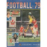 FOOTBALL 79 - PANINI Complete Panini sticker album, Football 79, , stickers neatly laid down, no