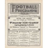 EVERTON - PLYMOUTH 1930-31 Everton home programme v Plymouth , 27/12/1930, also covers Liverpool Res