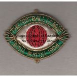 FOOTBALL LEAGUE BADGE 1904 Excellent embroidered cloth badge with clasp on reverse, embroidered "The