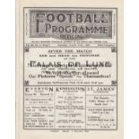 EVERTON - MILLWALL 1930-31 Everton home programme v Millwall, 21/3/1931, also covers Liverpool Res v