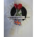 1966 WORLD CUP - ENGLAND Beautiful England rosette for the 1966 World Cup Final. Worn at the game by