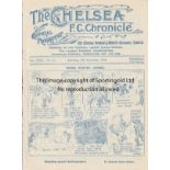 CHELSEA - BLACKPOOL 1926 Chelsea home programme v Blackpool, 6/11/1926, ex bound volume. Good