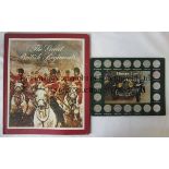 COLLECTABLES Set of Regimental Badges issued by Texaco and neatly laid down into official folder