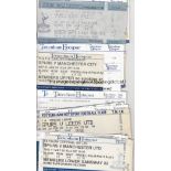 TOTTENHAM TICKETS Fifty two Tottenham home tickets, 1990s, includes Youth Cup Final v Man Utd, 11/