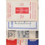 WELSH A collection of 112 Welsh programmes and 3 Cardiff City Handbooks 1959/60,60/61. Mostly