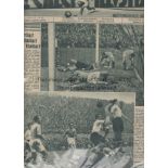 1934 WORLD CUP FINAL Italy v Czechoslovakia played 10 June 1934 in Rome. Rare issue of the weekly