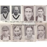 CRICKET ZAT CARDS Seventeen cards issued by Boys Magazine in 1930, small size. Ames X 2, Wyatt X