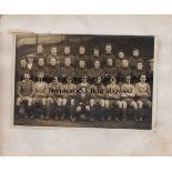 MANCHESTER UNITED Real photograph which accompanied the autographs in the previous lot. Measures