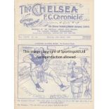 CHELSEA - EVERTON 1931-32 Chelsea home programme v Everton, 26/3/1932, Chelsea halted the Everton