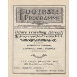 EVERTON - BLACKBURN 1931-32 Everton home programme v Blackburn, 26/12/1931, also covers Liverpool