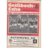 FC COLOGNE/FOREST 24 Page Newspaper style Programme FC Koln v Nottingham Forest European Cup Semi