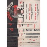 MAN UNITED A collection of 11 Manchester United home programmes from the 1954/55 season -Charlton,