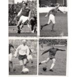 1960'S FOOTBALL PRESS PHOTOGRAPHS Over 100 black & white photographs. Twenty three 6.5" X 4" and