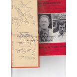 CREWE ALEXANDRA V TOOTENHAM 1975 / AUTOGRAPHS Programme for the League Cup match at Crewe 8/10/