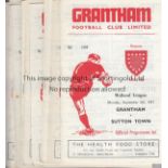 GRANTHAM 67-8 Twenty Grantham home programmes, 67/8, full set of Midland League games. Generally