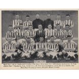 STOKE Team photo card Stoke City 1937/38 includes a young Stanley Matthews. Good