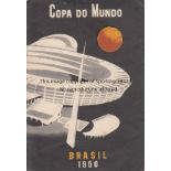 WORLD CUP 1950 Fixture card issued by Shell for the 1950 World Cup. Results have been typed in.