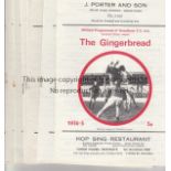 GRANTHAM 70s Forty Grantham home programmes, 8 x 74/5, 14 x 75/6 and 18 x 76/7. Includes opening