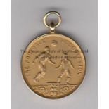 FA CUP MEDAL 1971 FA Cup Runners-up gold medal awarded to Alec Lindsay of Liverpool after the