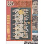 1950'S & 1960'S FOOTBALL AUTOGRAPHS Large amount of newspaper and magazine cuttings with